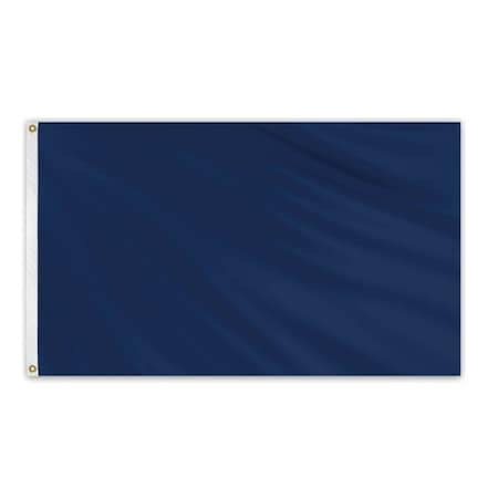 Global Flags Unlimited Solid Color Outdoor Nylon Flag 3' x 5' - OG Blue 204640